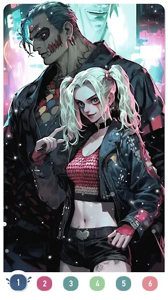 Скачать Clown Color, Paint by number Mod APK — Яркие краски и все раскраски — скриншот 4