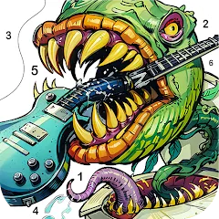 Скачать Dark Fantasy Coloring Games бесплатно — Все раскраски открыты и без рекламы