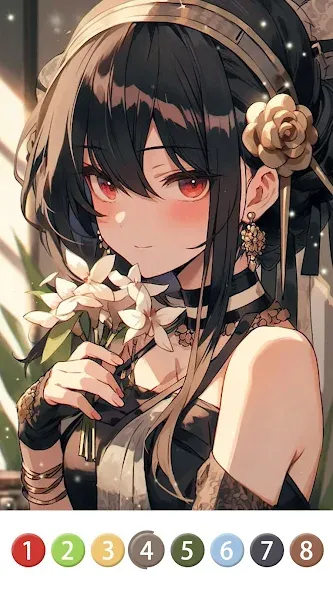 Скачать Painting Book - Anime Color на Андроид с модом — Разблокированы все раскраски и функции — скриншот 3 Скачать Painting Book - Anime Color на Андроид с модом — Разблокированы все раскраски и функции — скриншот 3