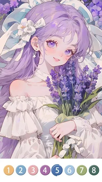 Скачать Painting Book - Anime Color на Андроид с модом — Разблокированы все раскраски и функции — скриншот 4 Скачать Painting Book - Anime Color на Андроид с модом — Разблокированы все раскраски и функции — скриншот 4