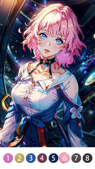 Скачать Painting Book - Anime Color на Андроид с модом — Разблокированы все раскраски и функции — скриншот 5 Скачать Painting Book - Anime Color на Андроид с модом — Разблокированы все раскраски и функции — скриншот 5