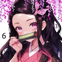 Скачать Painting Book - Anime Color на Андроид с модом — Разблокированы все раскраски и функции