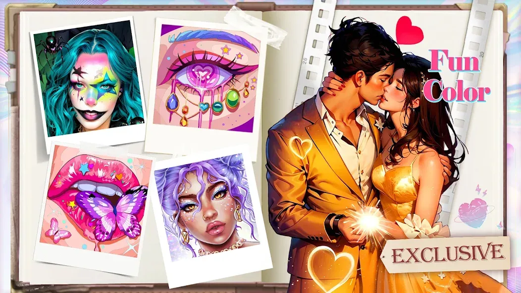 Fun Color:Happy Coloring games бесплатно на Андроид — мод: Без рекламы и все раскраски открыты — скриншот 4