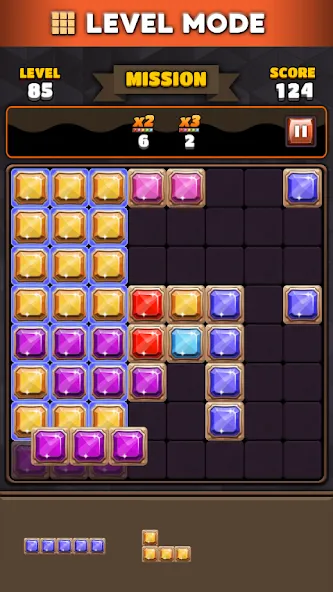 Block Puzzle 8x8 бесплатно на Андроид — мод: Без рекламы и бесконечные ходы — скриншот 5 Block Puzzle 8x8 бесплатно на Андроид — мод: Без рекламы и бесконечные ходы — скриншот 5