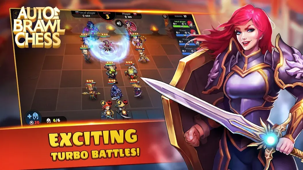 Auto Brawl Chess MOD APK: Неограниченные ресурсы и усиленные герои — скриншот 4 Auto Brawl Chess MOD APK: Неограниченные ресурсы и усиленные герои — скриншот 4