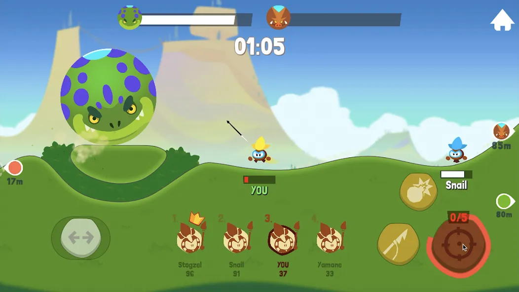 Скачать Tiny Hunters - Monsters Attack Mod APK — Безлимитные монеты и энергия — скриншот 5 Скачать Tiny Hunters - Monsters Attack Mod APK — Безлимитные монеты и энергия — скриншот 5