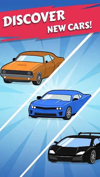 Скачать взлом Merge Car - Idle Merge Cars — Много денег и все машины — скриншот 3