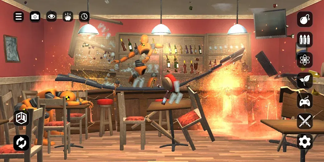 Мод Room Smash — Разблокированы все комнаты и предметы, скачать APK — скриншот 1