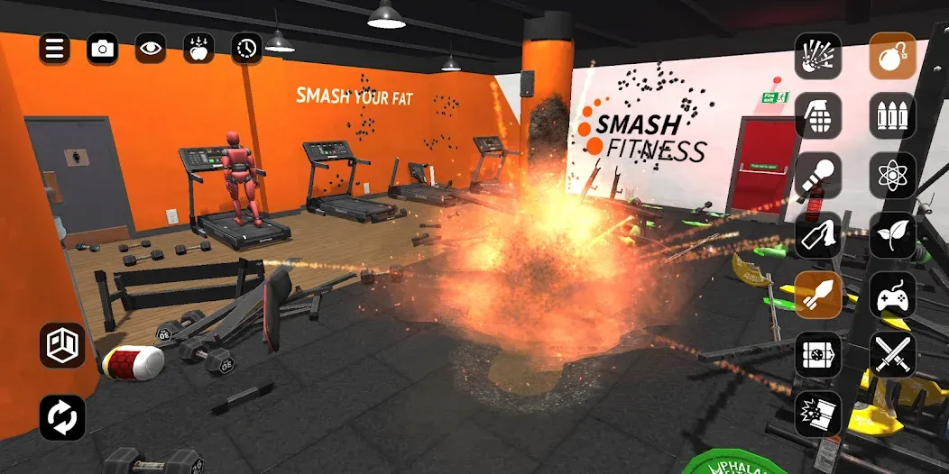 Мод Room Smash — Разблокированы все комнаты и предметы, скачать APK — скриншот 2