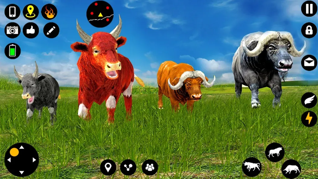 Angry Bull Attack Fight Games на телефон — скачать мод: Безлимитные деньги и здоровье — скриншот 5