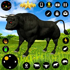 Angry Bull Attack Fight Games на телефон — скачать мод: Безлимитные деньги и здоровье