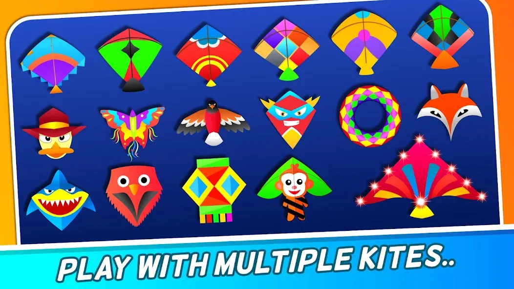 Indian Kite Flying 3D — скачать мод: Безлимитные деньги и все кайты открыты — скриншот 1