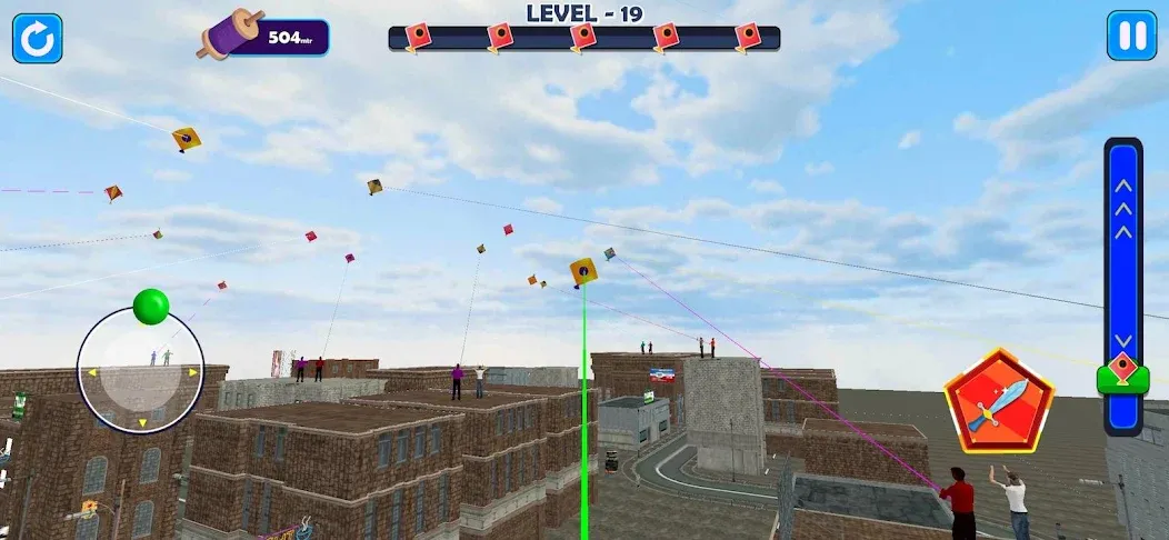 Indian Kite Flying 3D — скачать мод: Безлимитные деньги и все кайты открыты — скриншот 2