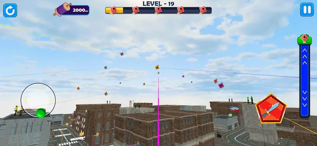 Indian Kite Flying 3D — скачать мод: Безлимитные деньги и все кайты открыты — скриншот 3