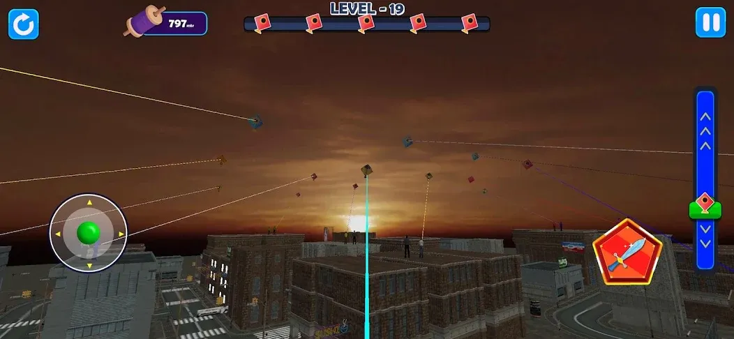 Indian Kite Flying 3D — скачать мод: Безлимитные деньги и все кайты открыты — скриншот 4