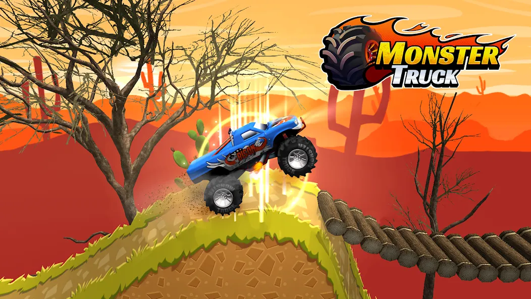 Monster truck: Extreme racing бесплатно на Андроид — мод: Безлимитные деньги и топливо — скриншот 1 Monster truck: Extreme racing бесплатно на Андроид — мод: Безлимитные деньги и топливо — скриншот 1