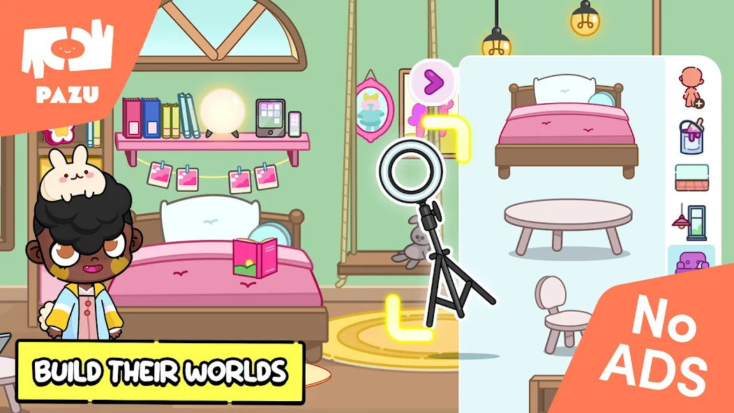 Avatar Maker Dress up for kids мод на Андроид: Разблокированы все наряды и аксессуары — скриншот 2