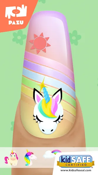 Girls Nail Salon - Kids Games (Мод: Все салоны и украшения открыты) — скачать на Андроид — скриншот 1 Girls Nail Salon - Kids Games (Мод: Все салоны и украшения открыты) — скачать на Андроид — скриншот 1