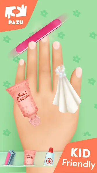 Girls Nail Salon - Kids Games (Мод: Все салоны и украшения открыты) — скачать на Андроид — скриншот 3 Girls Nail Salon - Kids Games (Мод: Все салоны и украшения открыты) — скачать на Андроид — скриншот 3
