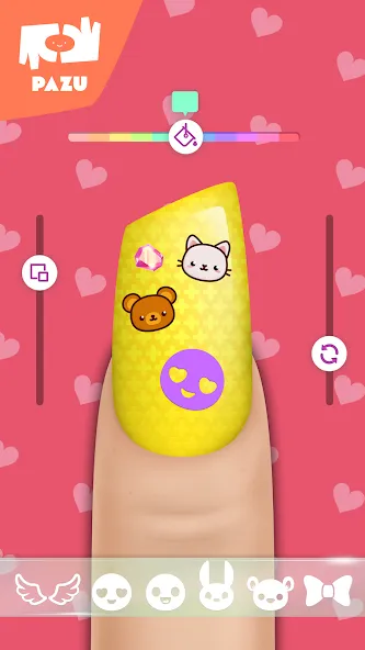 Girls Nail Salon - Kids Games (Мод: Все салоны и украшения открыты) — скачать на Андроид — скриншот 4 Girls Nail Salon - Kids Games (Мод: Все салоны и украшения открыты) — скачать на Андроид — скриншот 4