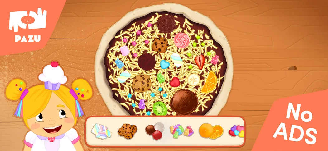 Скачать мод Pizza maker cooking games — Безлимитные деньги и все ингредиенты — скриншот 2