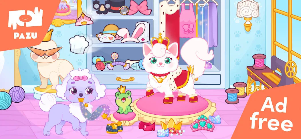 Princess Palace Pets World MOD APK: Открыты все питомцы и локации — скриншот 1 Princess Palace Pets World MOD APK: Открыты все питомцы и локации — скриншот 1