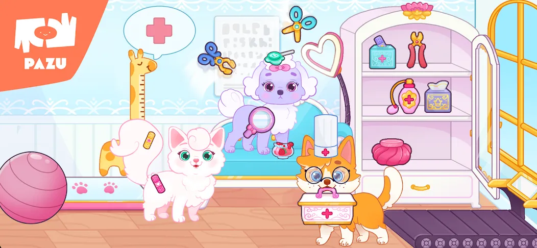 Princess Palace Pets World MOD APK: Открыты все питомцы и локации — скриншот 3 Princess Palace Pets World MOD APK: Открыты все питомцы и локации — скриншот 3