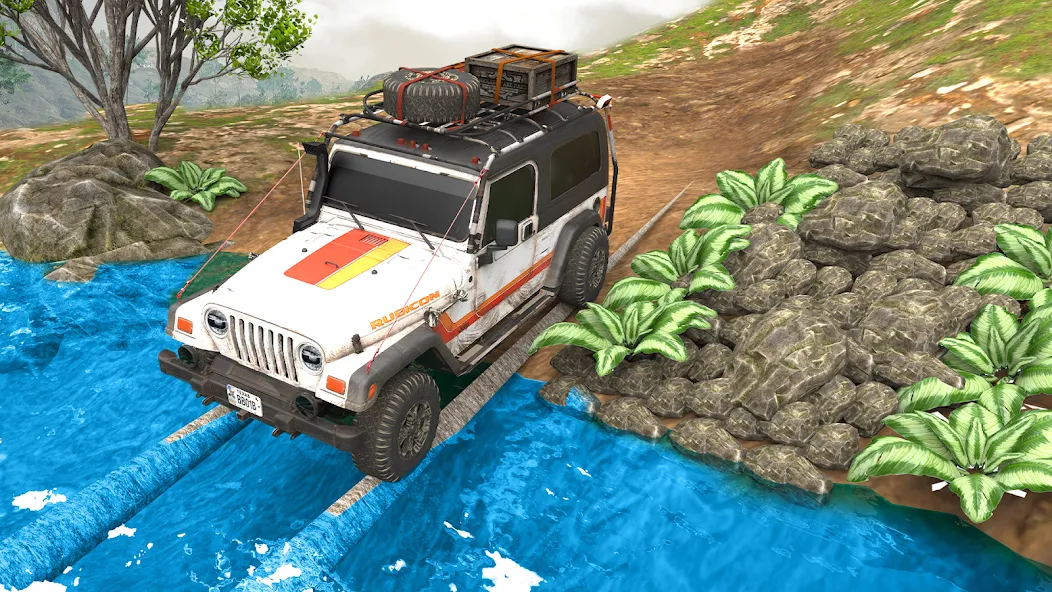 Offroad 4x4 Jeep Driving Game — последняя версия с модом (Безлимитные деньги и топливо) — скриншот 5