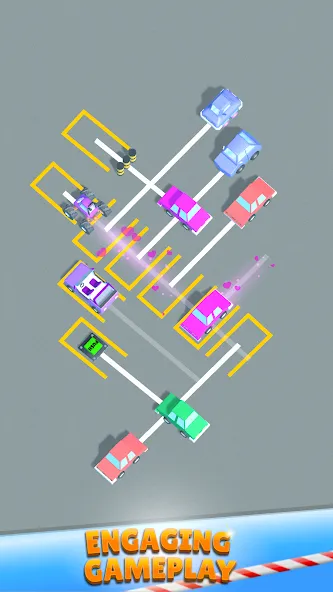 Parking Order! взломанный APK — Без рекламы и открыты все уровни — скриншот 3