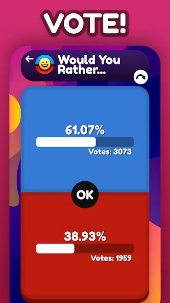Скачать Would You Rather ? последней версии — Все вопросы разблокированы — скриншот 2 Скачать Would You Rather ? последней версии — Все вопросы разблокированы — скриншот 2