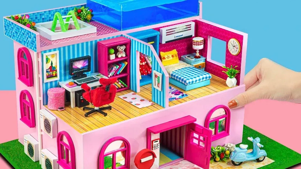Girl Doll House Design Games MOD APK скачать на Андроид — Безлимитные деньги и все предметы — скриншот 3 Girl Doll House Design Games MOD APK скачать на Андроид — Безлимитные деньги и все предметы — скриншот 3
