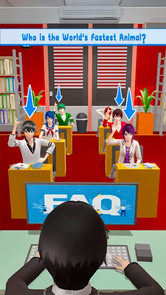 Скачать Anime School Teacher Simulator на Андроид с модом — Безлимитные деньги и все костюмы — скриншот 5