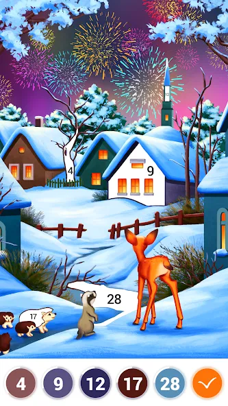 Мод Art Coloring - Color by Number — Все раскраски и подсказки доступны, скачать APK — скриншот 2 Мод Art Coloring - Color by Number — Все раскраски и подсказки доступны, скачать APK — скриншот 2