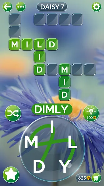 Wordscapes In Bloom — последняя версия с модом (Безлимитные подсказки и монеты) — скриншот 2 Wordscapes In Bloom — последняя версия с модом (Безлимитные подсказки и монеты) — скриншот 2