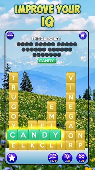 Мод Word Stacks — Открыты все уровни и подсказки, скачать APK — скриншот 2