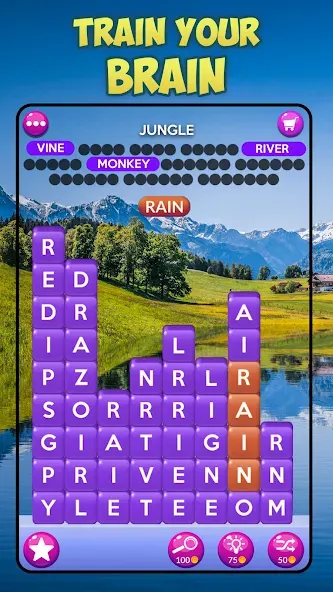 Мод Word Stacks — Открыты все уровни и подсказки, скачать APK — скриншот 3