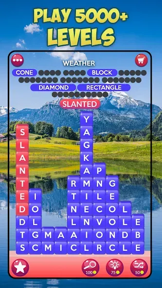 Мод Word Stacks — Открыты все уровни и подсказки, скачать APK — скриншот 4
