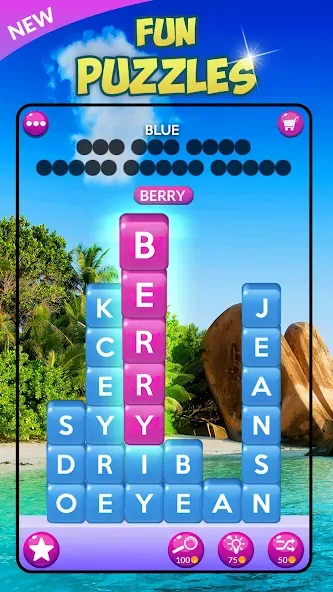 Мод Word Stacks — Открыты все уровни и подсказки, скачать APK — скриншот 5