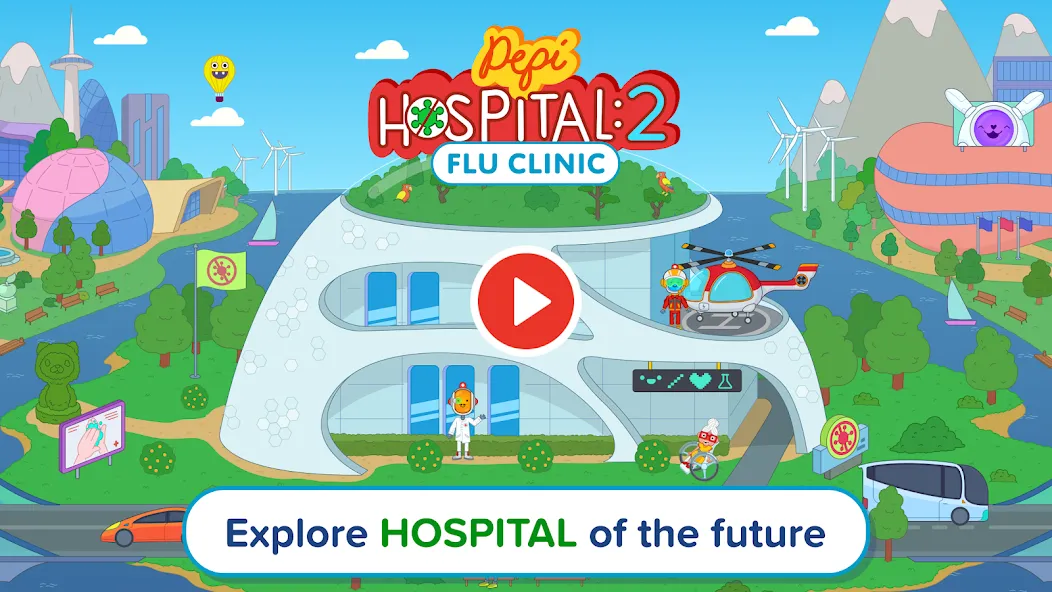 Скачать Pepi Hospital 2: Flu Clinic Mod APK — Безлимитные деньги и всё открыто — скриншот 2 Скачать Pepi Hospital 2: Flu Clinic Mod APK — Безлимитные деньги и всё открыто — скриншот 2