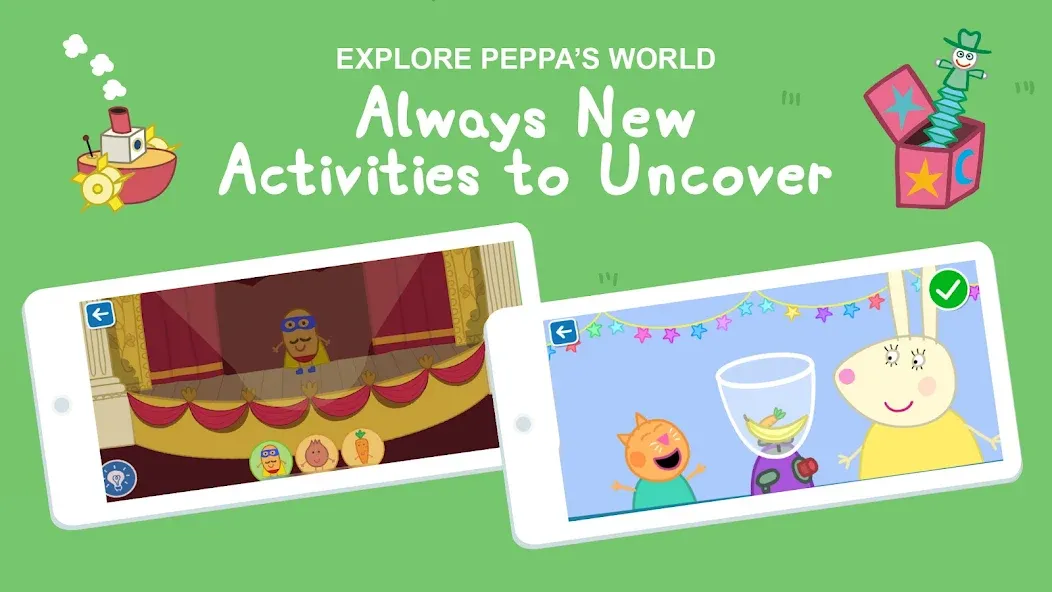 Скачать World of Peppa Pig: Kids Games — Разблокированы все игры и уровни — скриншот 3 Скачать World of Peppa Pig: Kids Games — Разблокированы все игры и уровни — скриншот 3
