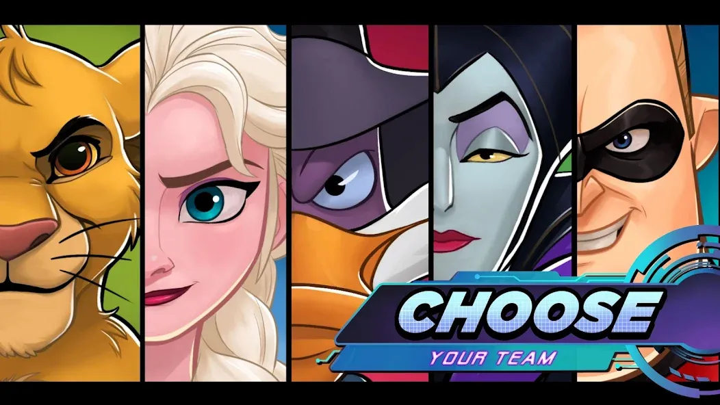 Disney Heroes: Battle Mode мод на Андроид: Безлимитные ресурсы и усиленные герои — скриншот 2 Disney Heroes: Battle Mode мод на Андроид: Безлимитные ресурсы и усиленные герои — скриншот 2