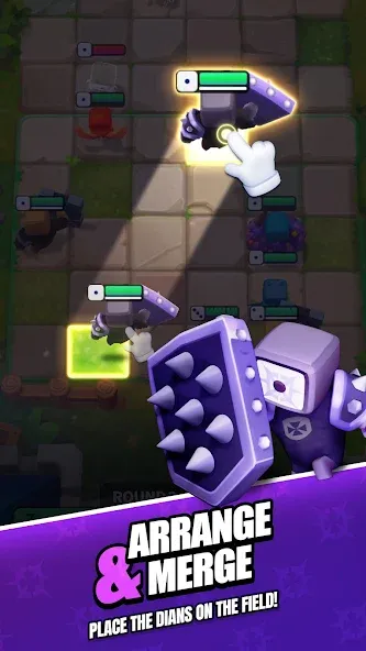 Roll Roll: Dice Heroes взлом APK — Безлимитные ресурсы и герои открыты — скриншот 1