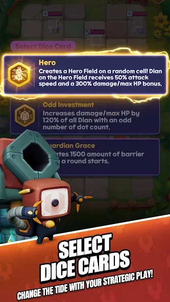 Roll Roll: Dice Heroes взлом APK — Безлимитные ресурсы и герои открыты — скриншот 2