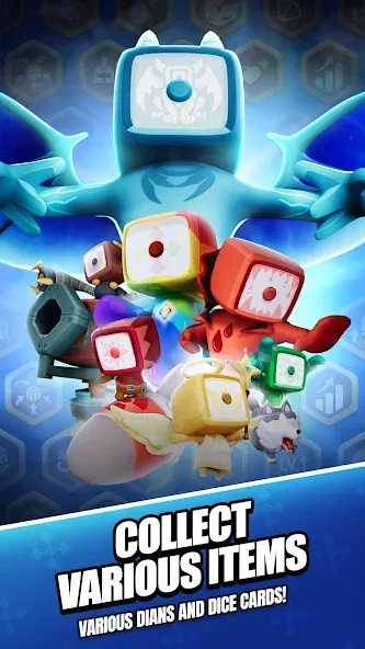 Roll Roll: Dice Heroes взлом APK — Безлимитные ресурсы и герои открыты — скриншот 4
