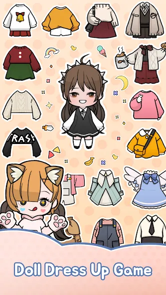 Скачать Unnie doll Mod APK — Все наряды и аксессуары открыты — скриншот 1 Скачать Unnie doll Mod APK — Все наряды и аксессуары открыты — скриншот 1