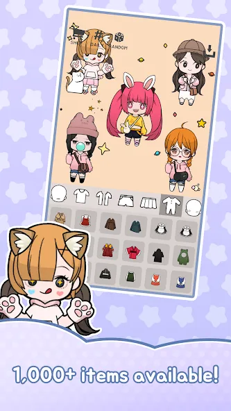 Скачать Unnie doll Mod APK — Все наряды и аксессуары открыты — скриншот 4 Скачать Unnie doll Mod APK — Все наряды и аксессуары открыты — скриншот 4