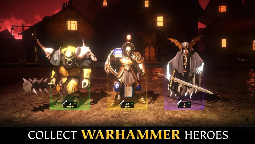 Скачать Warhammer Quest на Андроид с модом — Безлимитные деньги и ресурсы — скриншот 1