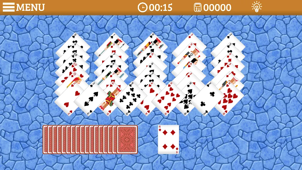 Скачать Golf Solitaire Multi CardsGame последней версии — Безлимитные подсказки и отмены — скриншот 3