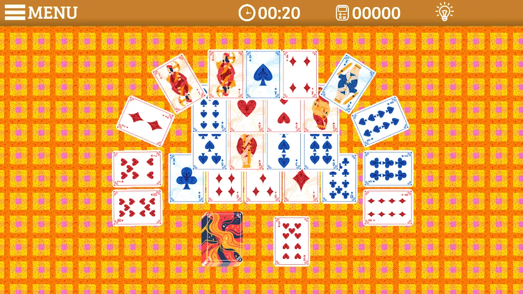Скачать Golf Solitaire Multi CardsGame последней версии — Безлимитные подсказки и отмены — скриншот 4