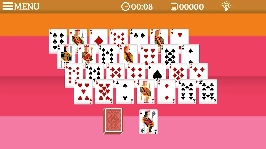 Скачать Golf Solitaire Multi CardsGame последней версии — Безлимитные подсказки и отмены — скриншот 5